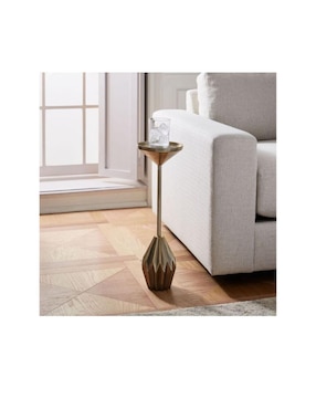Mesa lateral Faceted Brass