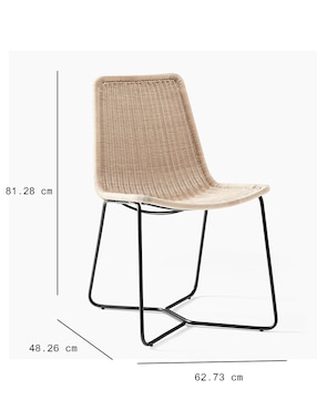 Silla Slope de acero inoxidable