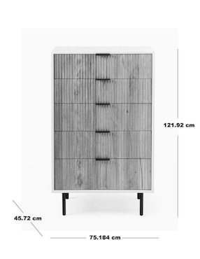 Cómoda Quinn de madera