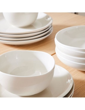 Bowl Organic Shaped de porcelana