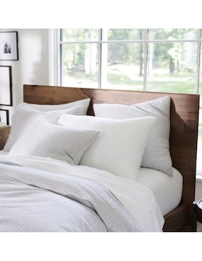 Cama Anton de madera queen size