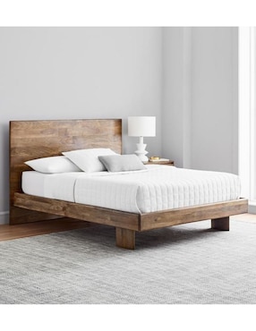 Cama Anton de madera queen size