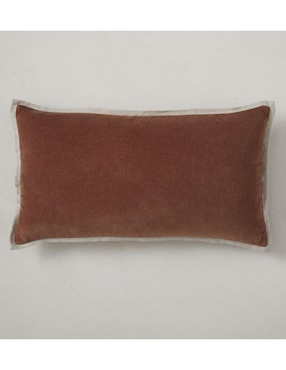 Funda Cojín West Elm Classic Velvet Burnt Umber