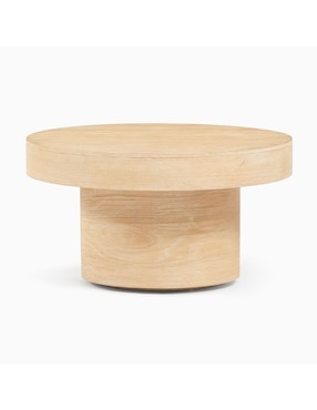 Mesa De Centro West Elm Volume De Madera