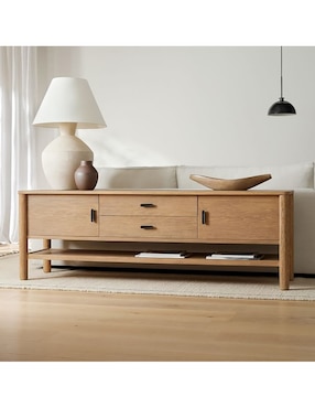 Consola Hargrove de madera