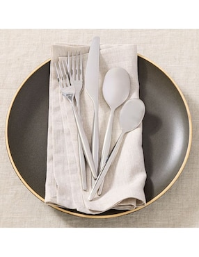 Set cubiertos Sidney Flatware de acero inoxidable 5 piezas