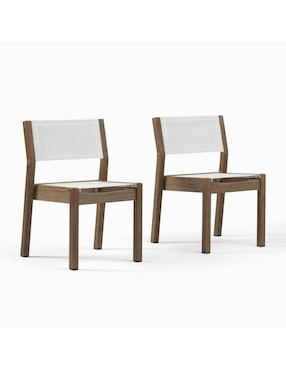 Silla 2 piezas Portside Outdoor de madera