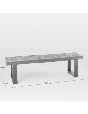 Banca Portside Wood de madera