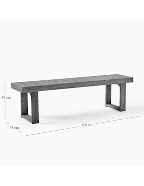 Banca Portside Outdoor de madera