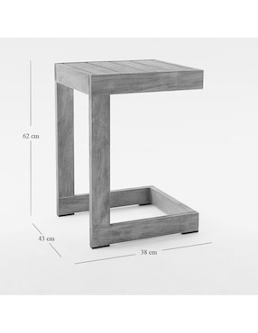 Mesa lateral Portside Wood