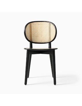 Silla Bleecker West Elm de madera