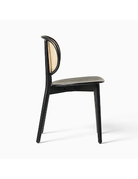 Silla Bleecker West Elm de madera