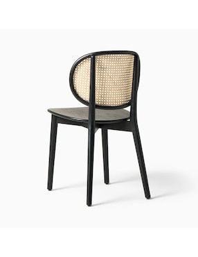 Silla Bleecker West Elm de madera