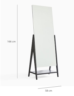 Espejo rectangular Wood Free