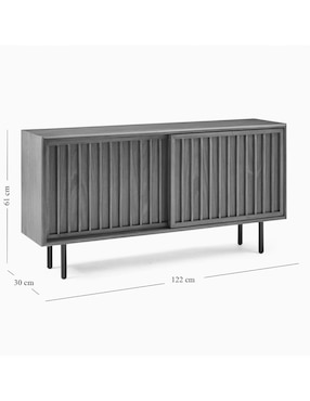 Consola Slatted de madera