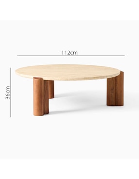 Mesa de centro Travertine