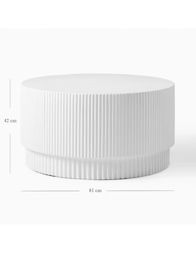 Mesa de centro Fluted