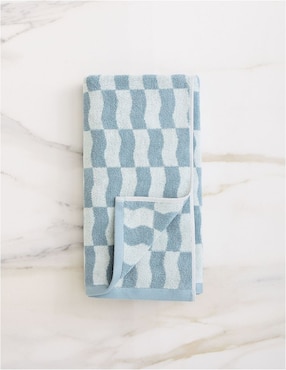 Toalla Wavy Blocks de algodón