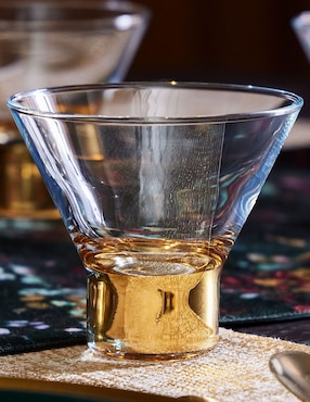 Set vasos Bijou de vidrio con 4 piezas