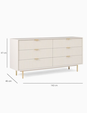 Cómoda Quinn de madera