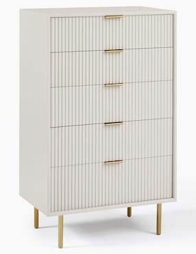 Cómoda Quinn de madera caoba