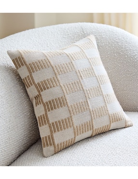 Funda cojín Woven Checker