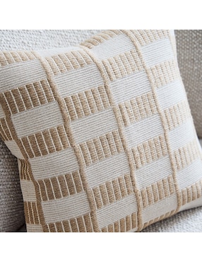Funda cojín Woven Checker