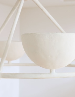 Candelabro de acero Florent Chandelier