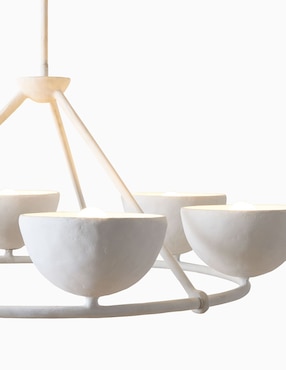 Candelabro de acero Florent Chandelier
