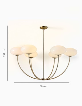 Candelabro de metal Talia