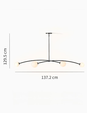 Candelabro de vidrio Holling