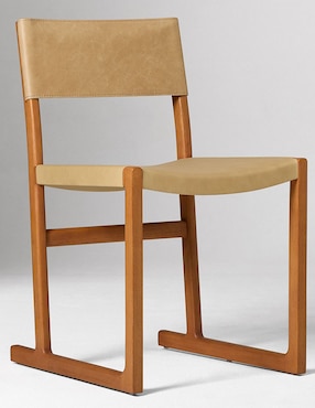 Silla Clyde de madera encino