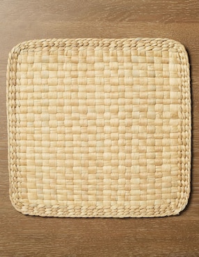 Set mantel cuadrado de jacinto de agua Palma Woven