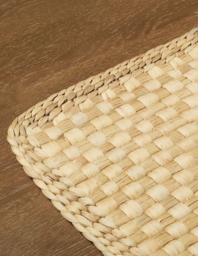 Set mantel cuadrado de jacinto de agua Palma Woven