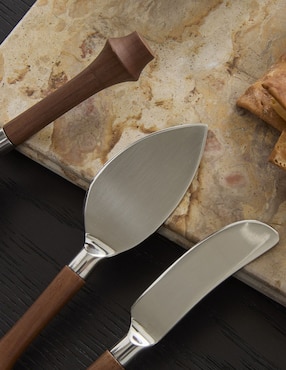 Set de cuchillos utilitario tira wood 3 piezas