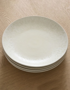 Plato trinche Oyku de gres 4 piezas