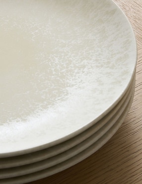 Plato trinche Oyku de gres 4 piezas