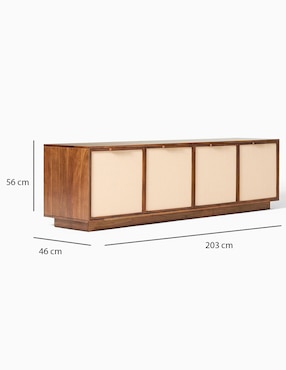 Consola Douglas de madera