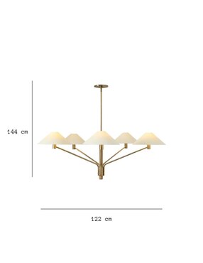 Lámpara colgante LED Devon