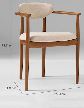 Silla Edison de madera