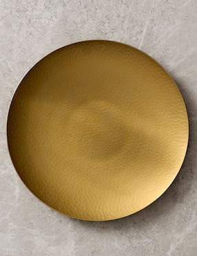 Plato base Iris de acero inoxidable