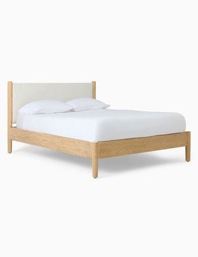 Cama Hargrove de madera queen size