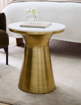 Mesa lateral Marble Topped de Mármol