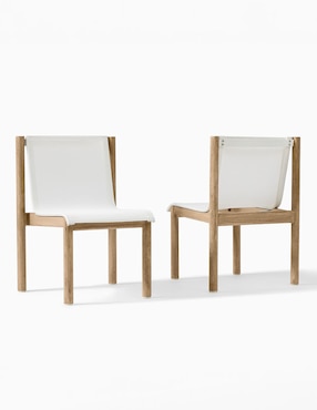Silla 2 piezas Cusco de madera