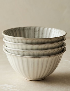Set bowl Hana 4 piezas de cerámica
