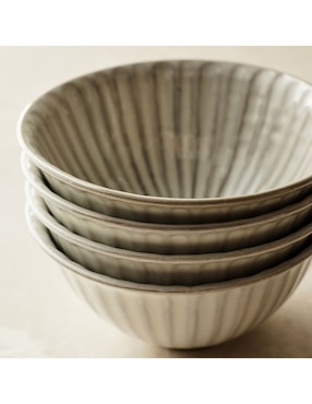 Set bowl Hana 4 piezas de cerámica