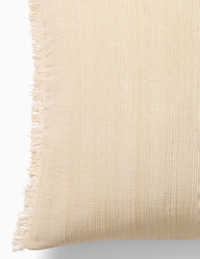 Funda cojín Textured Fringe
