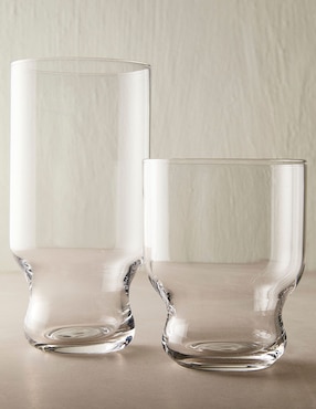 Vaso para agua Silas de vidrio