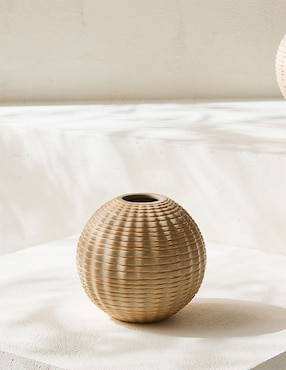 Florero West Elm Ellara de cerámica
