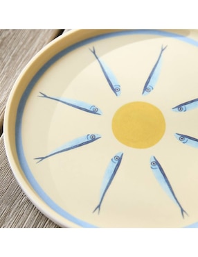 Plato ensalada Sardine de melamina